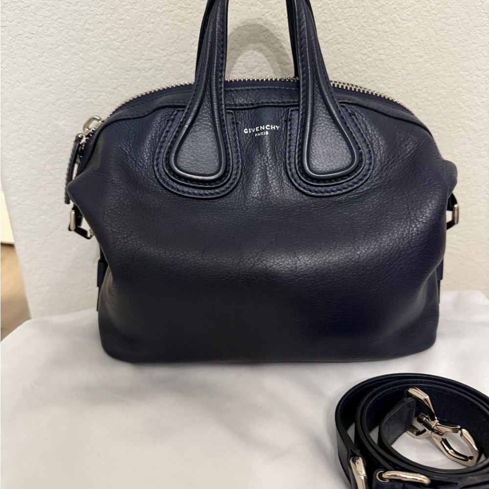 Givenchy Medium Nightingale in Navy Blue   Bag